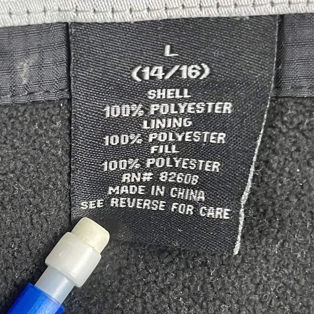 Free Country FCXtreme Kids Large 14/16 Grey Black Green Hooded Winter Jacket - Picture 6 of 8